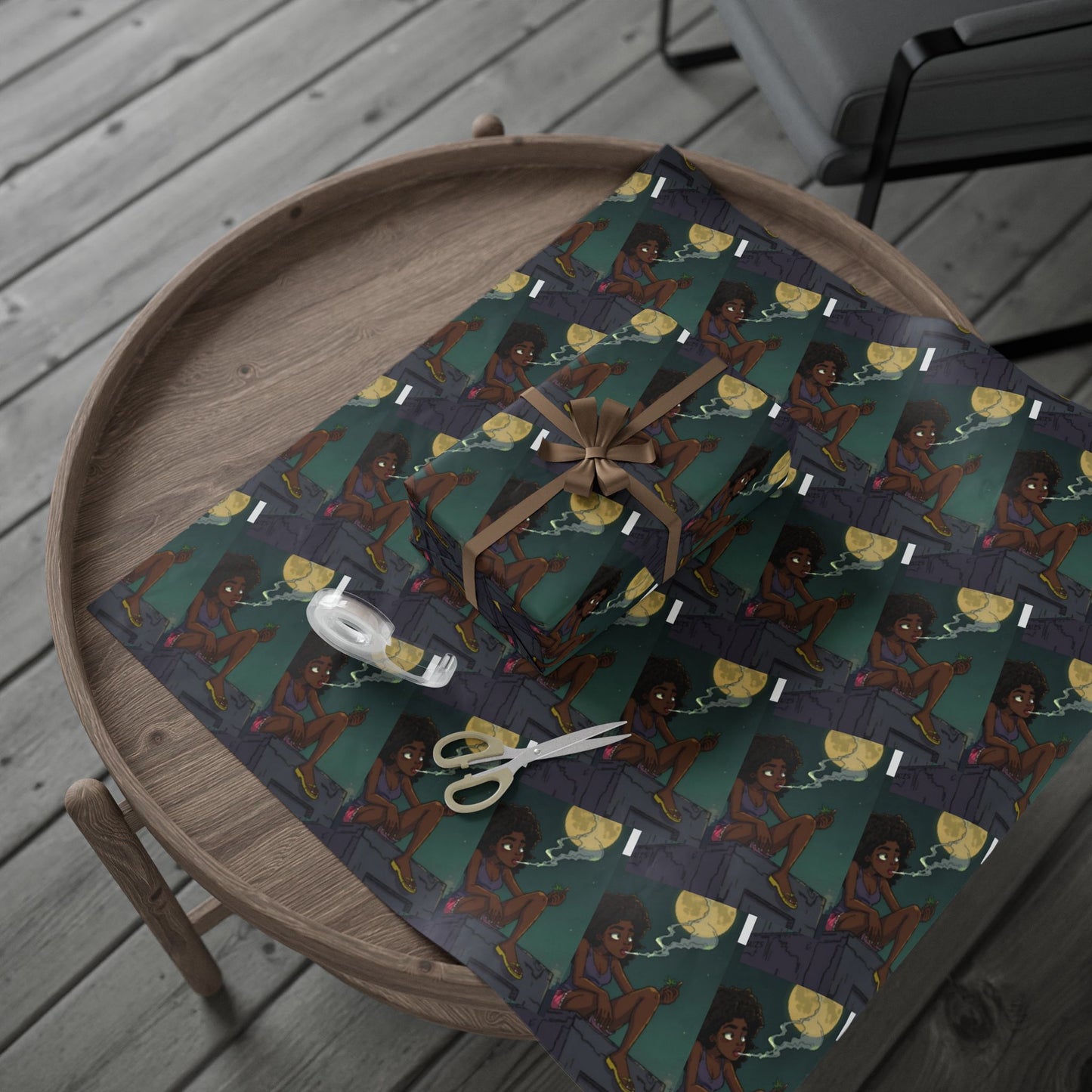 Chocolate Girl Gift Wrap