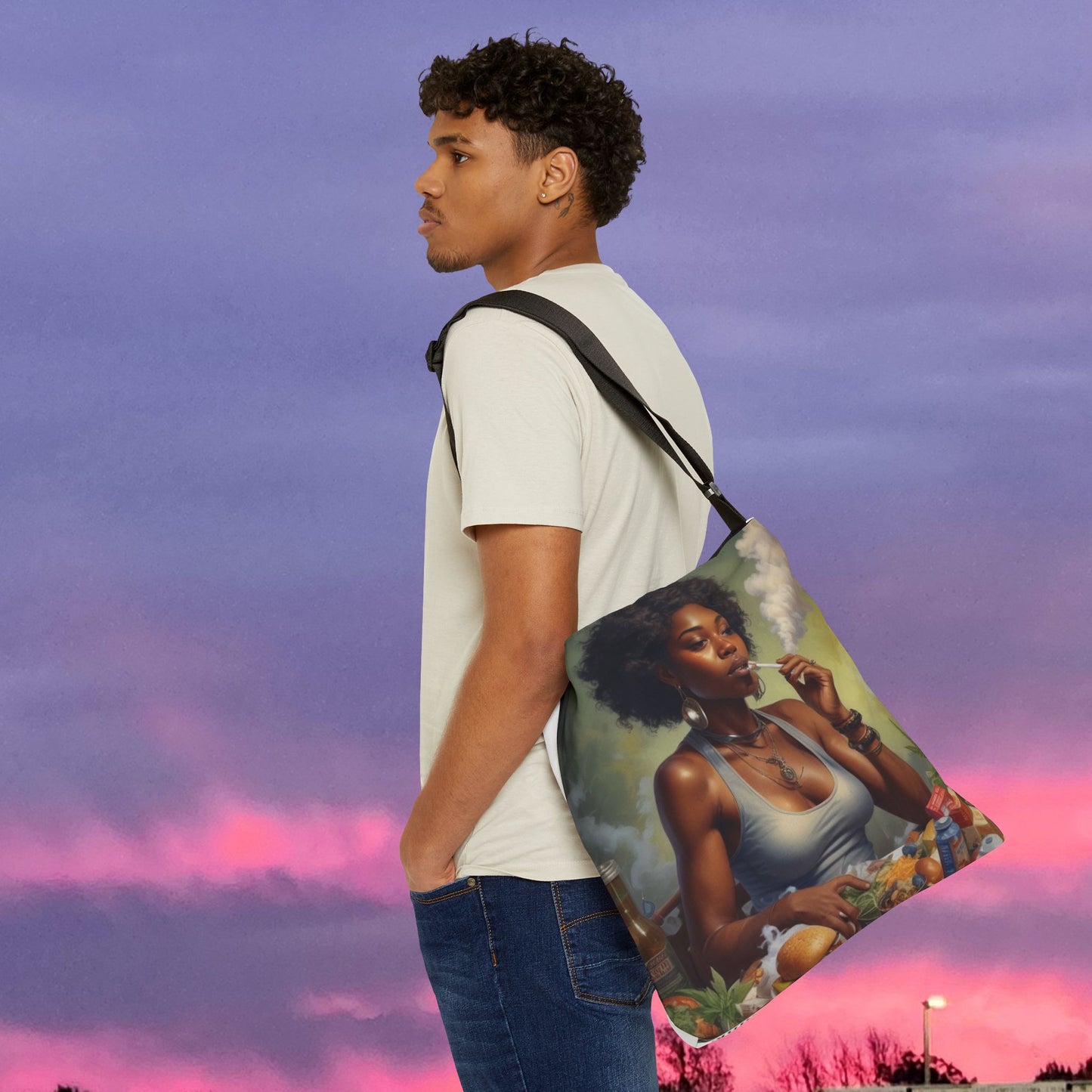 It is what it is — Adjustable Canvas Print Tote