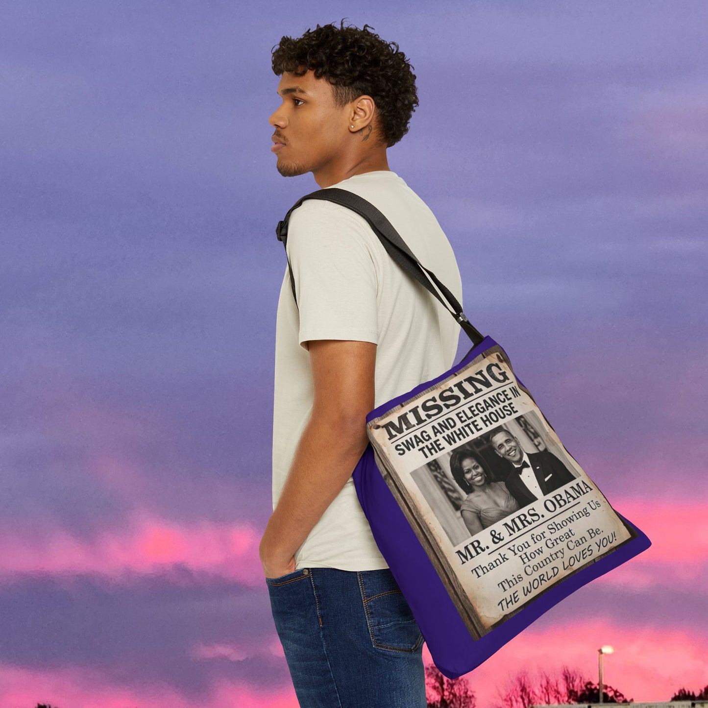 Swag Bag — Adjustable Print Tote