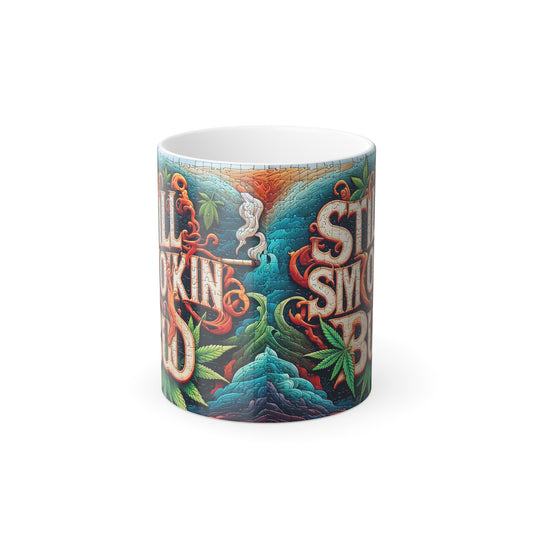 Color-Changing Coffee Cup, Stoner Gift, Unique Drinkware, Kitchen Decor, Fun Home Accessory