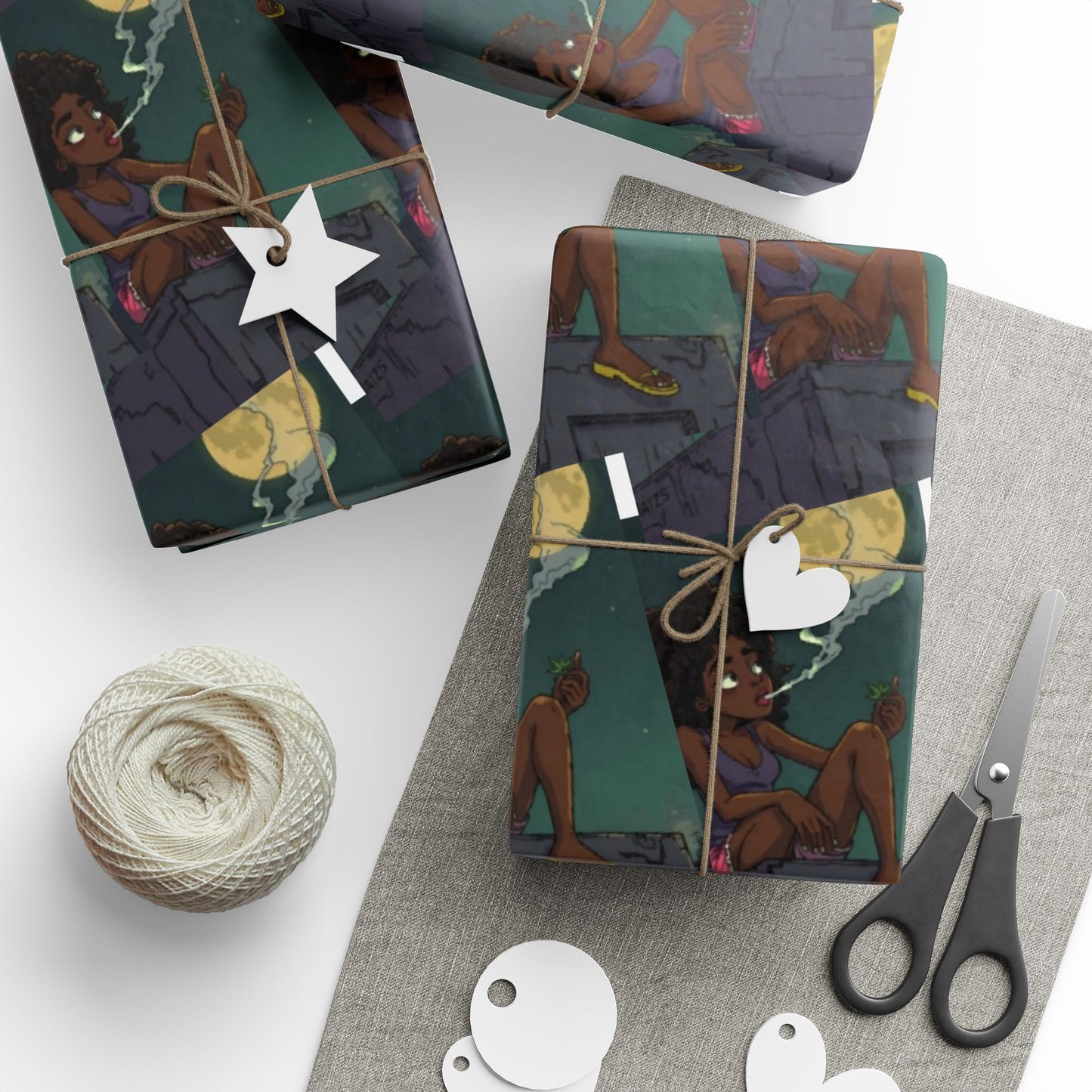 Chocolate Girl Gift Wrap