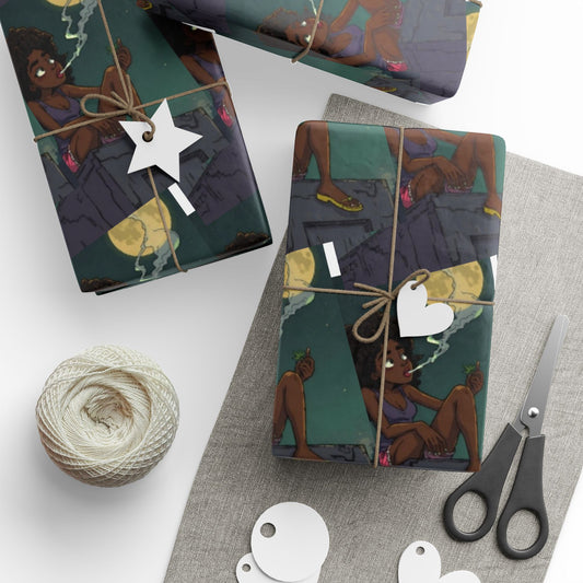 Chocolate Girl Gift Wrap