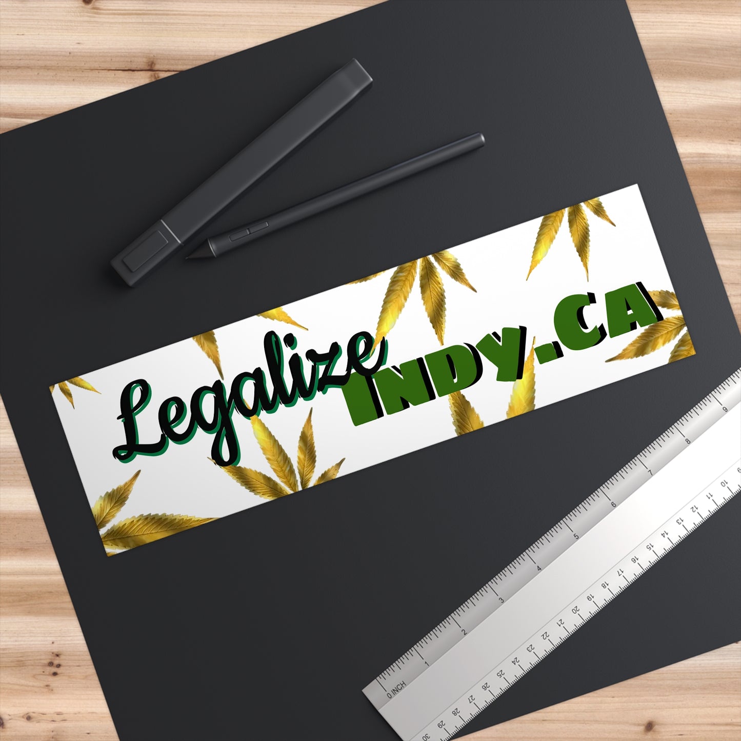 Legalize Indy.Ca Bumper Sticker