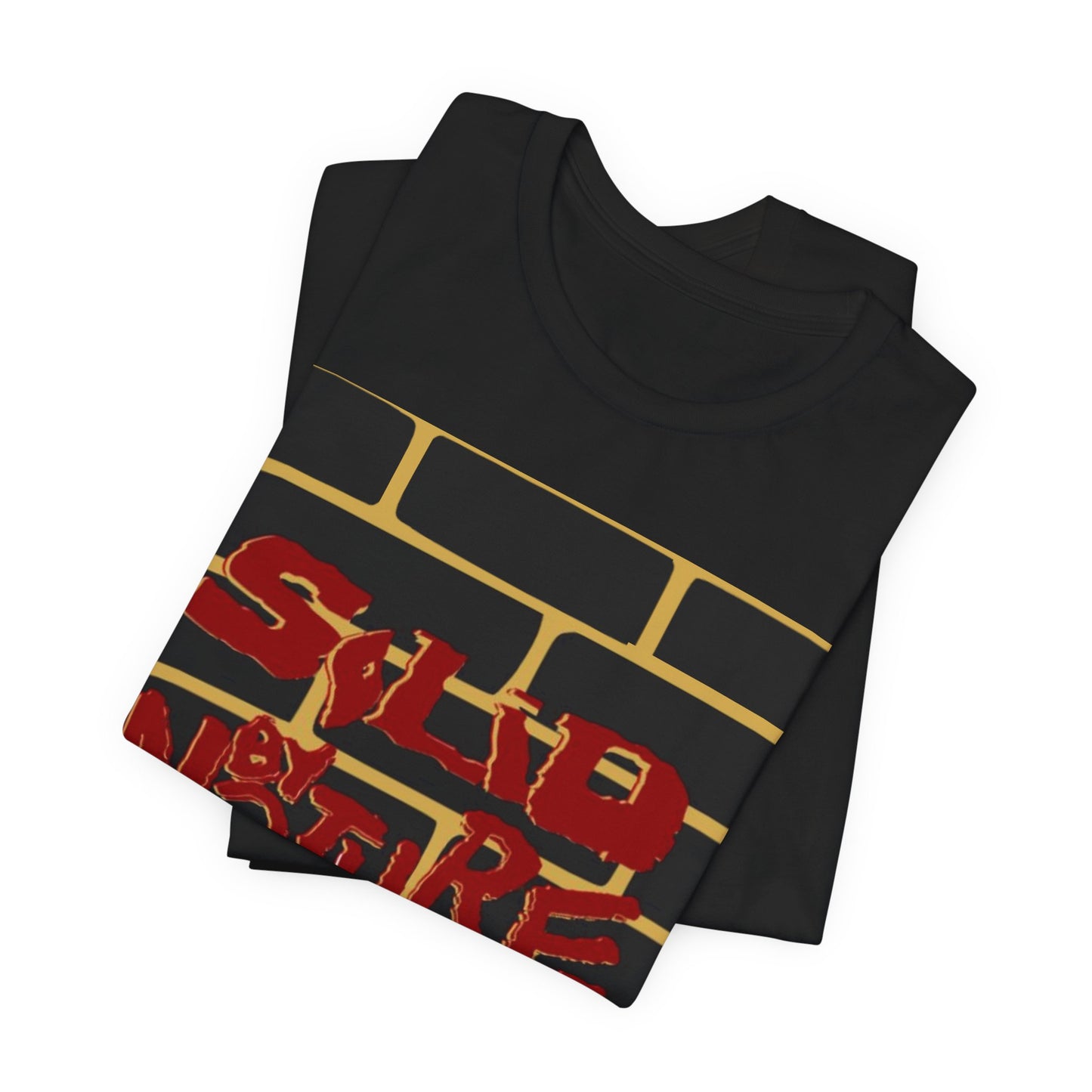 Red on Yellow ~ Solid by Nature ~ Cotton Tee