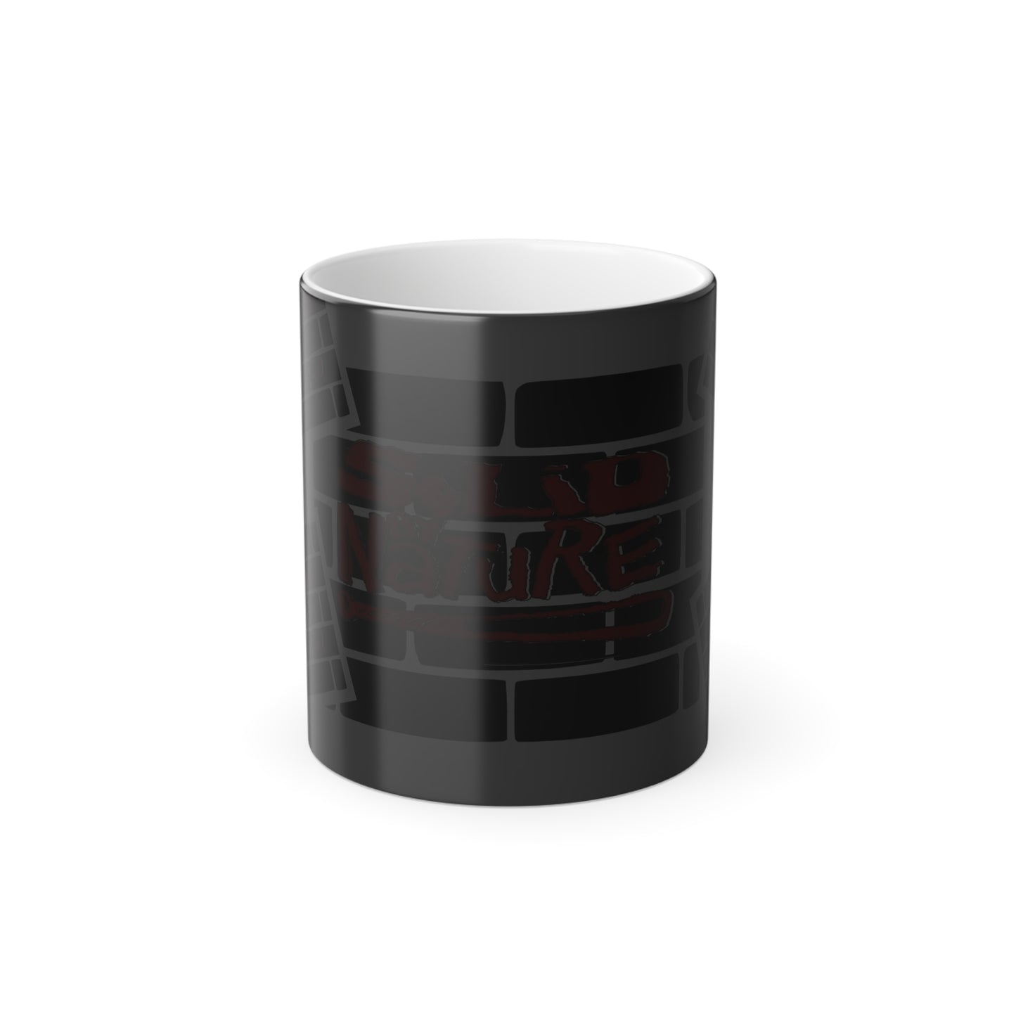 Color-Changing Mug — Solid by Nature Graffiti Design (11 oz)