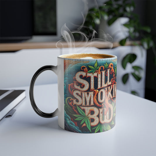 Color-Changing Coffee Cup, Stoner Gift, Unique Drinkware, Kitchen Decor, Fun Home Accessory