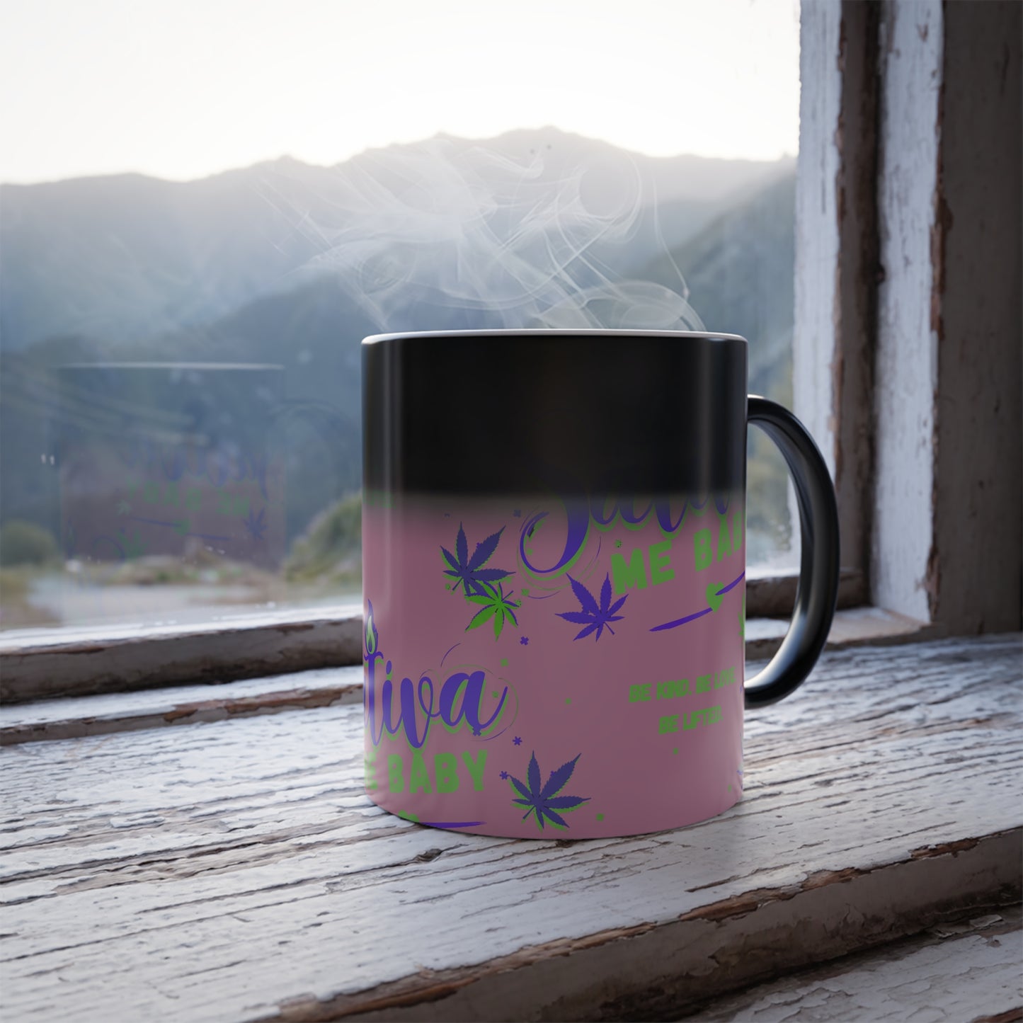 “Sativa Me Baby” Heat-Activated 11oz — Pink