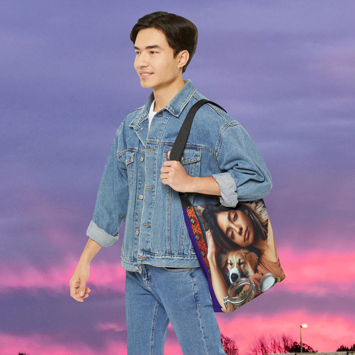 Chill Mode — Adjustable Canvas Print Tote