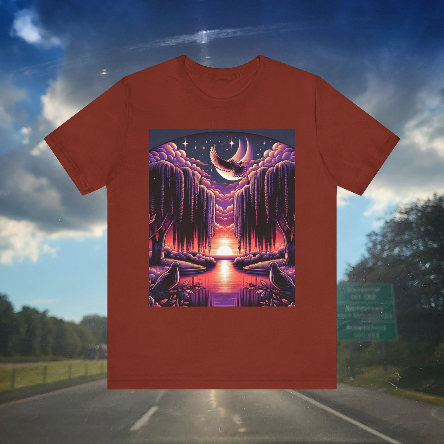 Moonlit Path Graphic Tee
