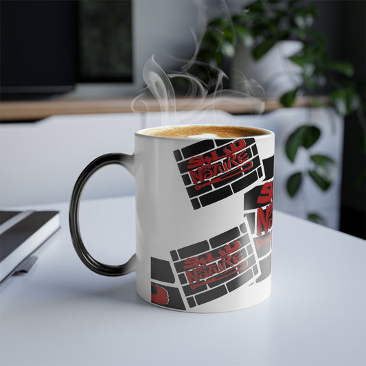 Color-Changing Mug — Solid by Nature Graffiti Design (11 oz)
