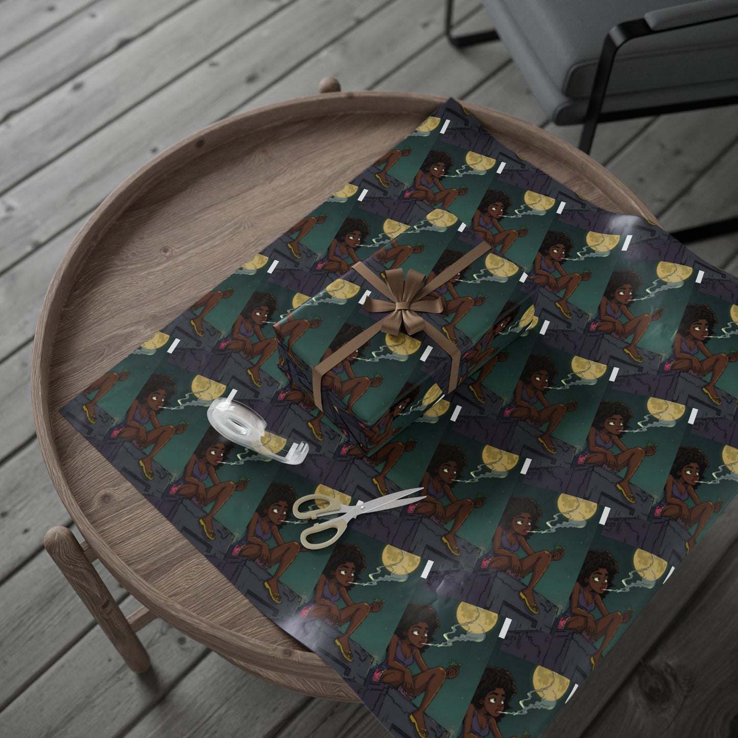 Chocolate Girl Gift Wrap