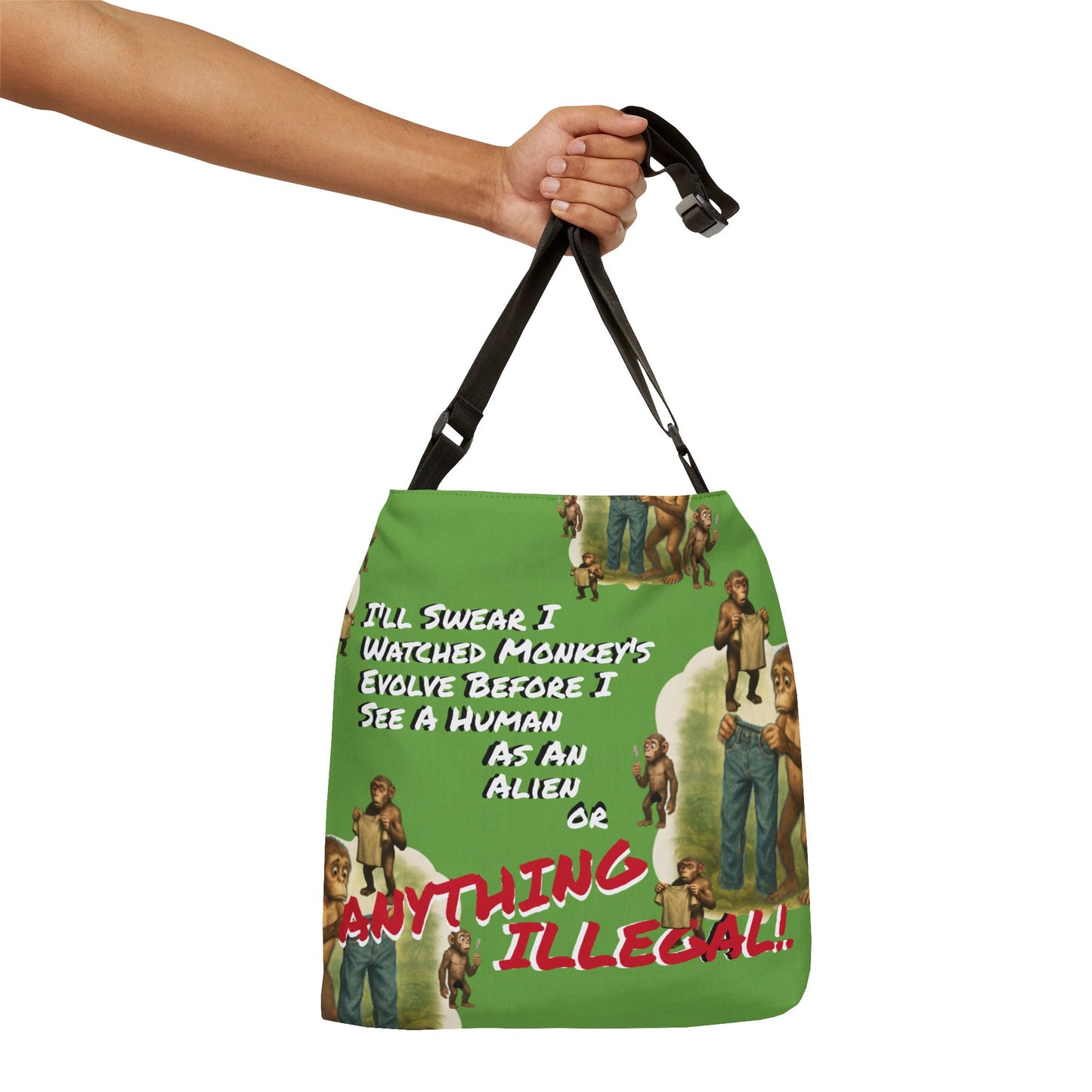 Funny Evolution... Canvas Tote