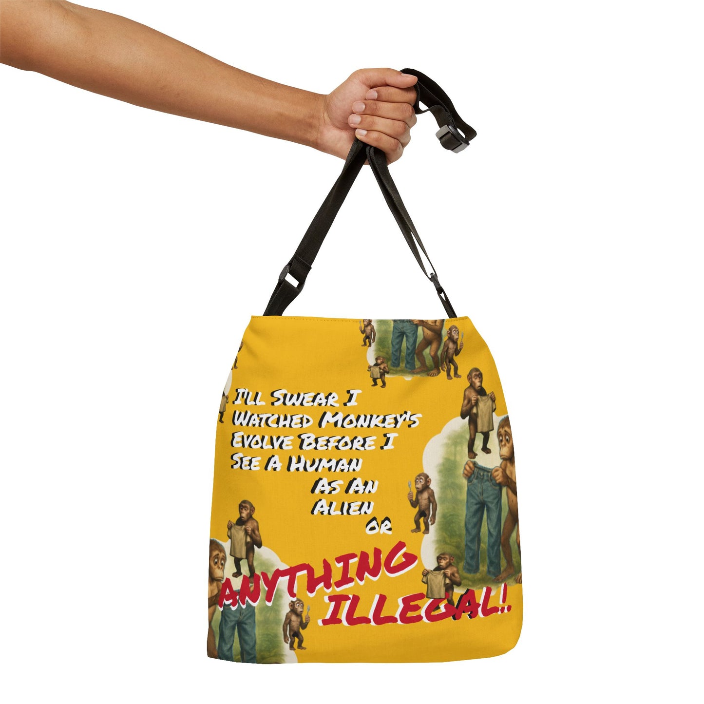 Funny Evolution... Canvas Tote