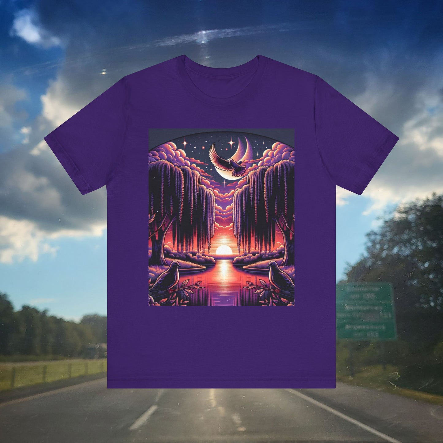 Moonlit Path Graphic Tee