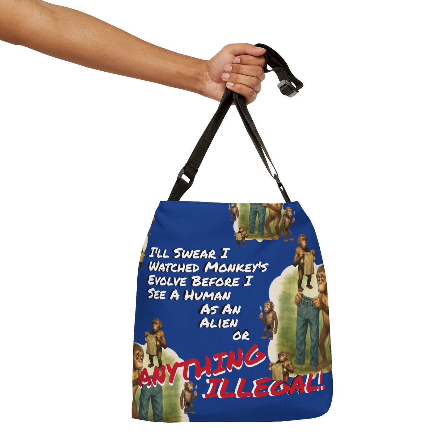 Funny Evolution... Canvas Tote