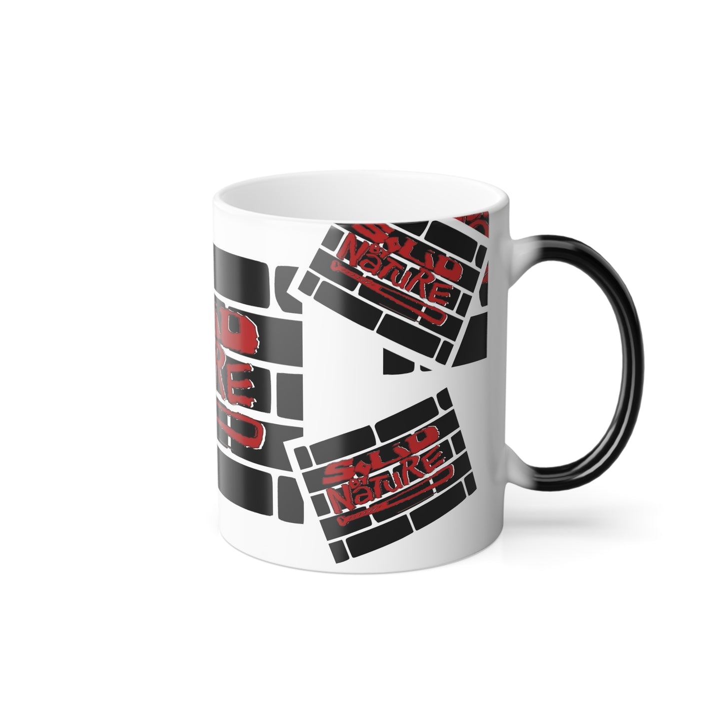 Color-Changing Mug — Solid by Nature Graffiti Design (11 oz)