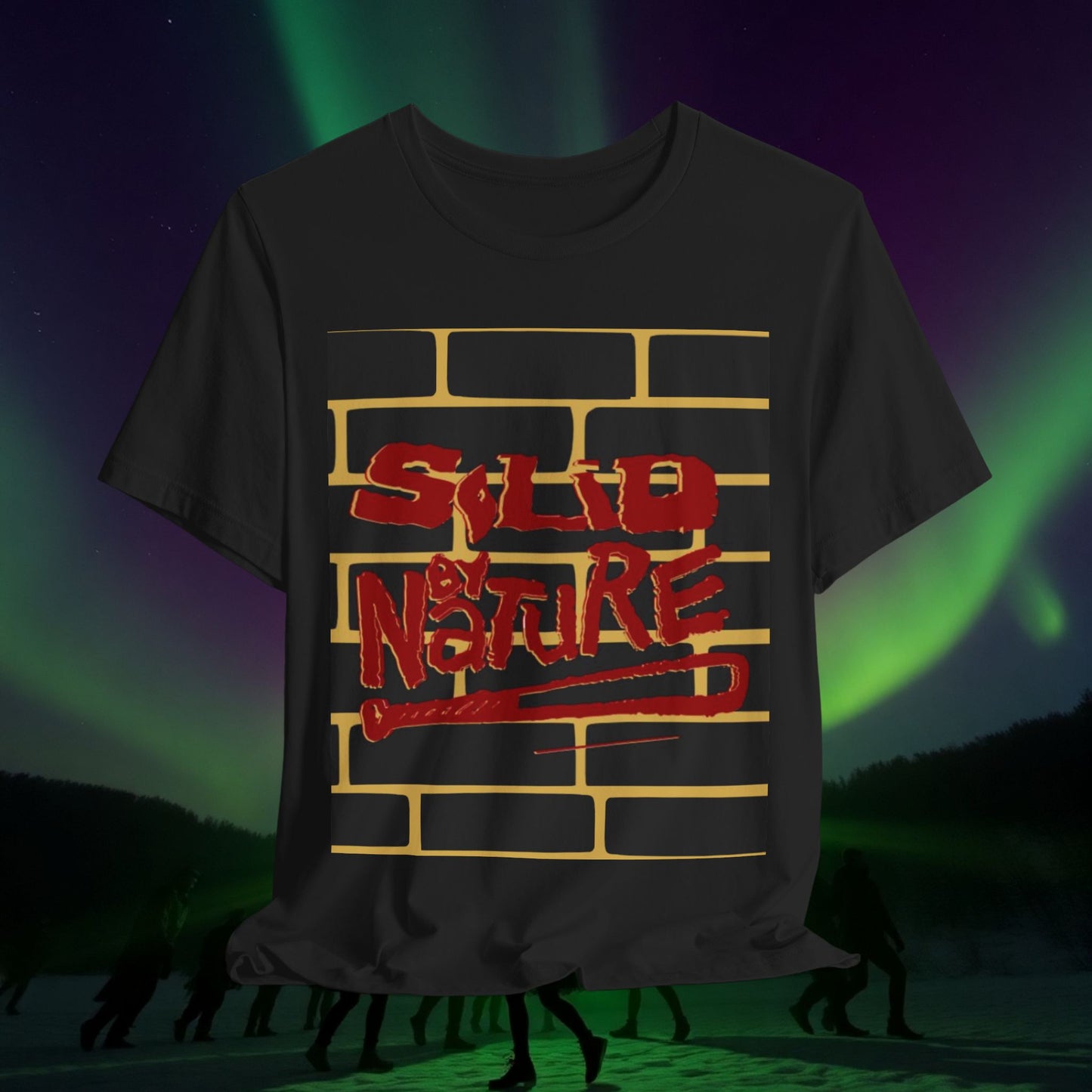 Red on Yellow ~ Solid by Nature ~ Cotton Tee