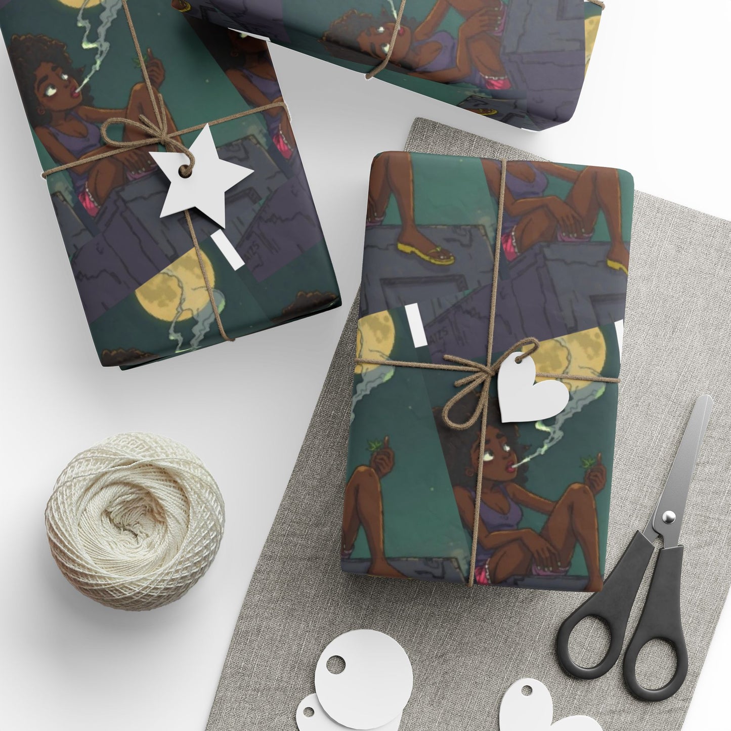 Chocolate Girl Gift Wrap