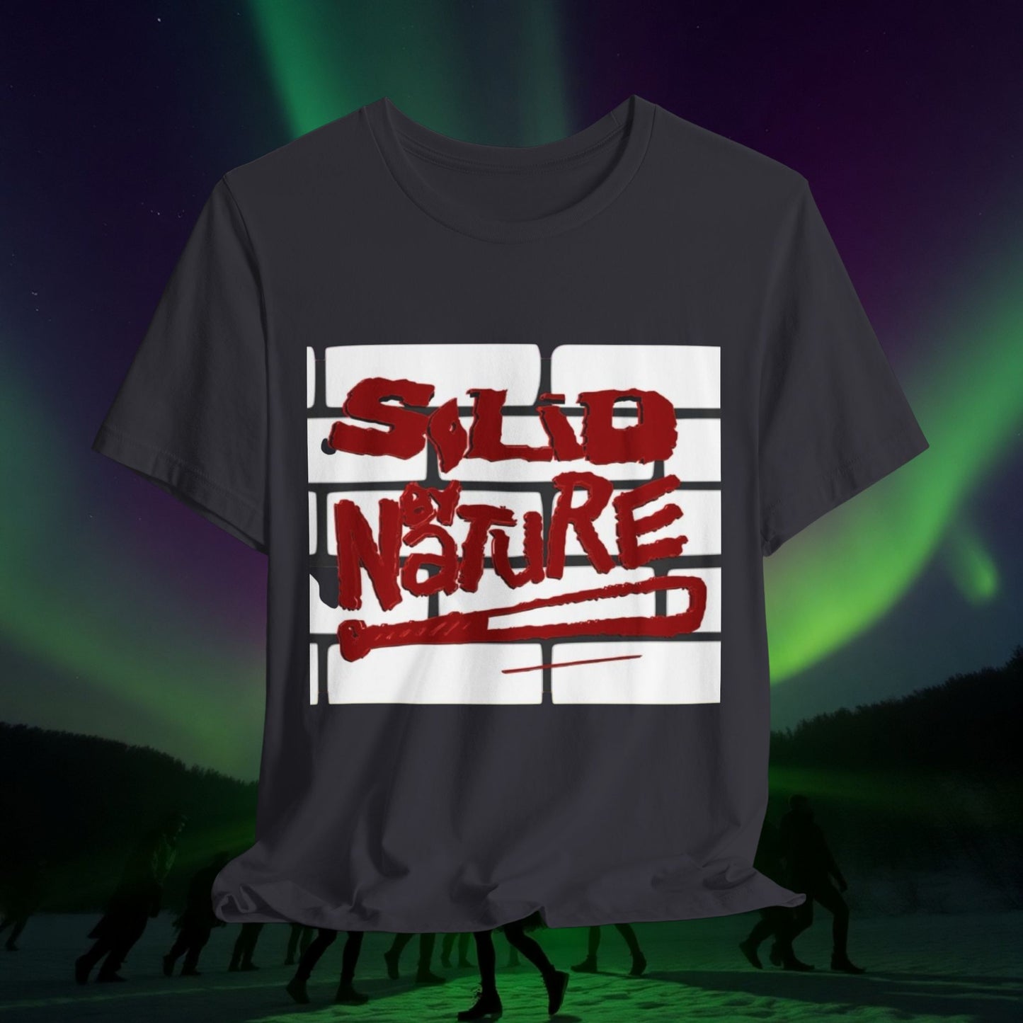 Dark Gray Solid by Nature ~ Cotton Tee