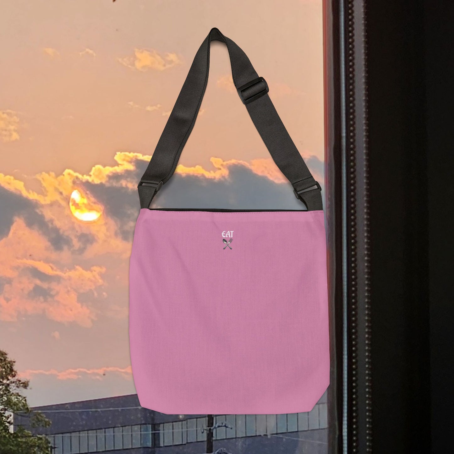 "Sativa Me Baby" Adjustable Tote — Pink