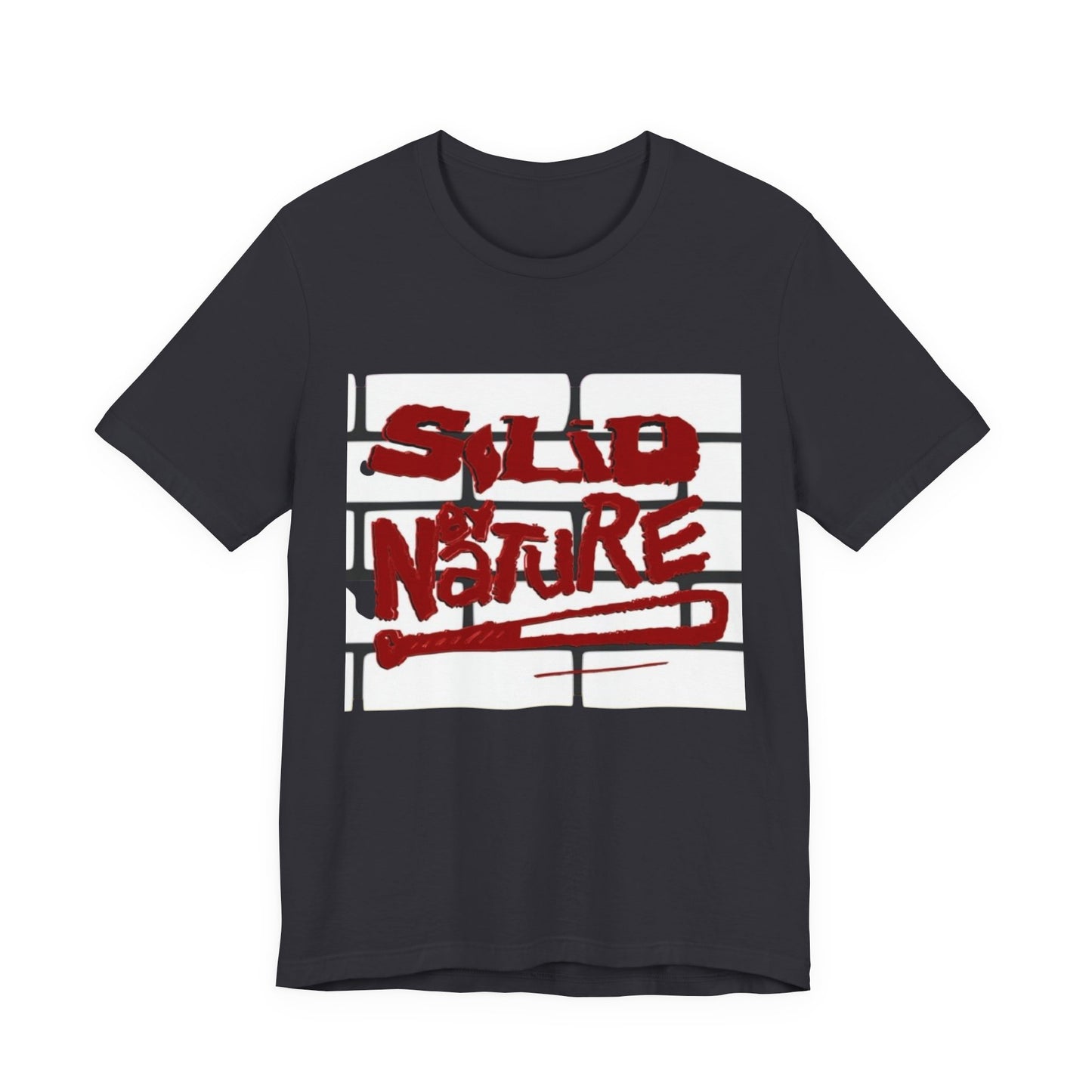 Dark Gray Solid by Nature ~ Cotton Tee