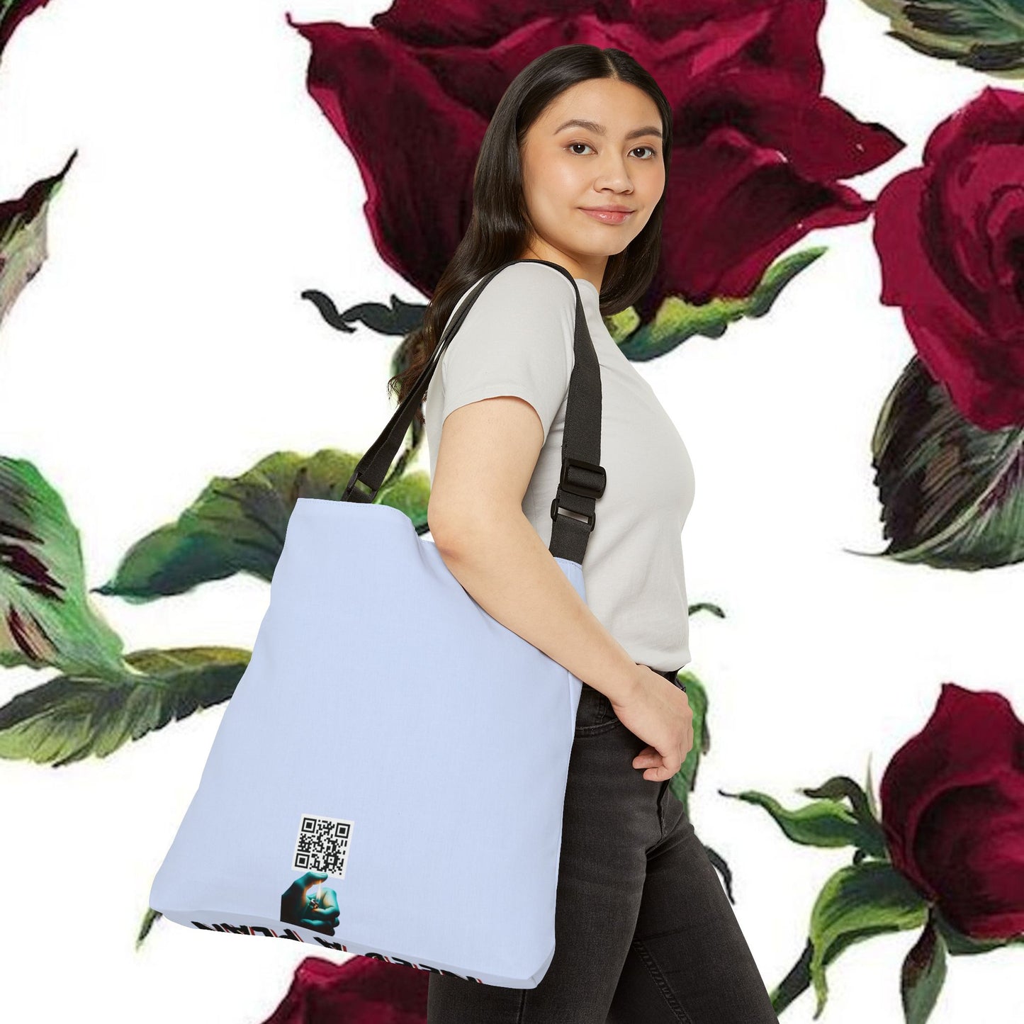 Who Fought ~ Canvas Tote Bag w/pocket.